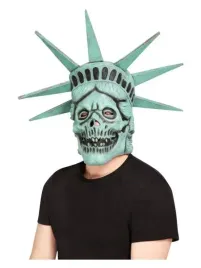 maska-czaszka-statua-wolnosci-na-glowe-halloween