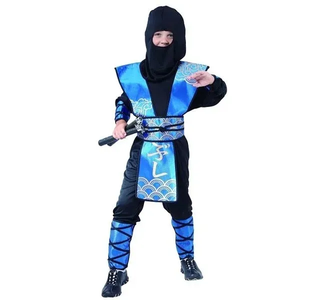 stroj-ninja-niebiesko-czarny-wojownik-140