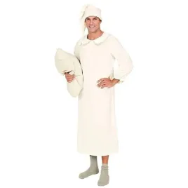 stroj-spiocha-retro-bezowy-szlafmyca-m-l