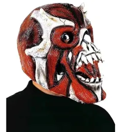 maska-lateksowa-czerwony-zombie-halloween