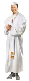 stroj-papiez-papieza-kaplan-kaplana-sutanna-l-xl
