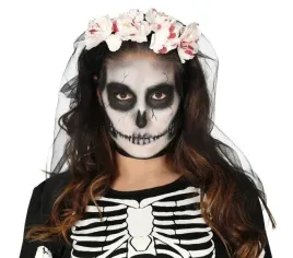 opaska-welon-biale-kwiaty-los-muertos