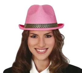 kapelusz-gangstera-disco-rozowy-roz-karnawal