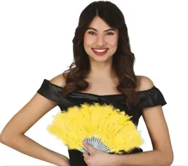 wachlarz-zolty-z-pior-elegancki-retro-karnawal