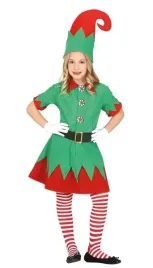 stroj-mala-pani-elf-elfka-zielono-czerwona-104