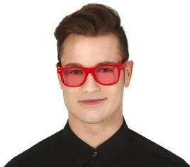 okulary-czerwone-klasyczne-nerd-kujon-karnawal