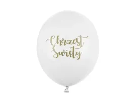 balony-balon-biale-lateksowe-chrzest-swiety