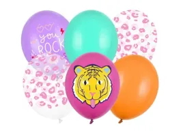 balony-lateksowe-you-rock-tygrys-mix-30-cm-6-szt