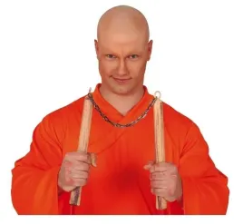 nunczako-ninja-mnich-atrapa-brazowe