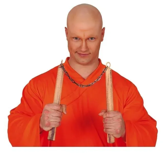 nunczako-ninja-mnich-atrapa-brazowe