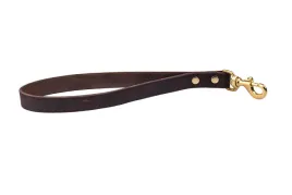 smycz-krotka-raczka-skorzana-40-cm-polska-reczna-produkcja