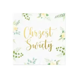 serwetki-bialo-zielone-33x33cm-chrzest-swiety