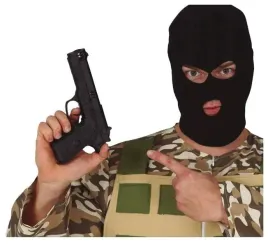 pistolet-czarny-24-cm-gangster-zolnierz-wojownik