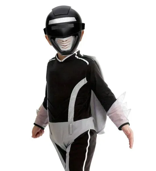maska-czarny-ranger-robot-android-wojownik-material-tkanina