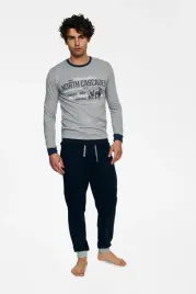 henderson-pizama-beast-40034-90x-szary-melanz-granatowy-xxl-szary