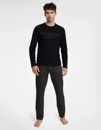 henderson-pizama-insure-40963-99x-czarno-ciemno-szara-czarny-xxl