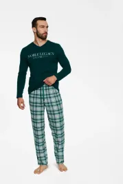 henderson-pizama-town-40074-77x-zielono-szara-zielony-xxl