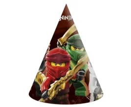 czapeczki-papierowe-lego-ninjago-6-szt