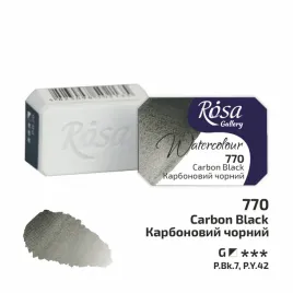 rosa-gallery-farba-akwarelowa-carbon-black-770-kostka-25-ml