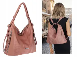 torebka-damska-shopper-plecak-miejska-2w1-worek-torba-na-ramie-sr090-rozowa