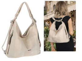 torebka-damska-shopper-plecak-miejska-2w1-worek-torba-na-ramie-sr090-bezowa