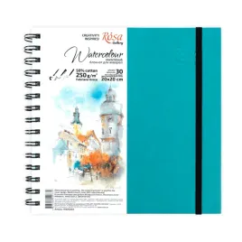 rosa-notes-do-akwareli-na-spirali-unica-20x20-cm-250g-30-kartek-turkusowy