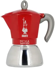kawiarka-bialetti-moka-induction-6tz-czerwona