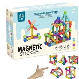 duze-klocki-magnetyczne-kreatywna-zabawka-dla-dzieci-diy-kolorowe-64-el