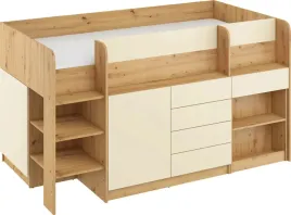 antresola-lozko-z-biurkiem-smile-l-artisan-krem