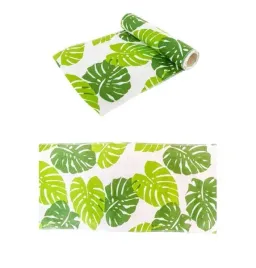 bieznik-w-zielone-liscie-monstery-28-x-300-cm