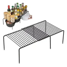 metalowa-polka-wstawiana-kuchenna-regulowana-dlugosc-czarna-od-31-do-56cm