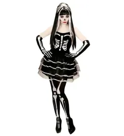 stroj-pani-szkielet-z-rekawiczkami-halloween-xl