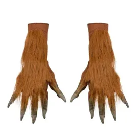 rekawiczki-rekawice-lapy-wilkolaka-brazowe-pazury