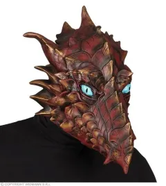 maska-lateksowa-czerwony-smok-smoka-czerwonego
