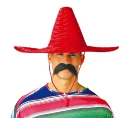 sombrero-meksykanskie-slomkowe-czerwone-50-cm