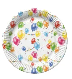 talerzyki-kolorowe-balony-serpentyny-urodziny-23cm