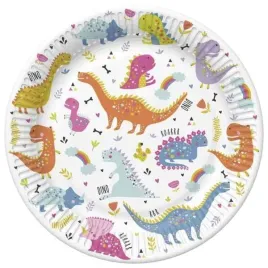 talerzyki-dinozaury-dino-tecza-urodziny-18-cm