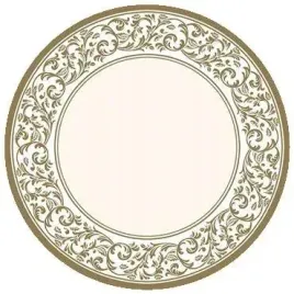 talerzyki-papierowe-zloty-ornament-23-cm-komunia-wesele-slub-chrzest-ihs