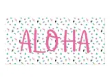 plakat-hawajski-aloha-70x33-cm