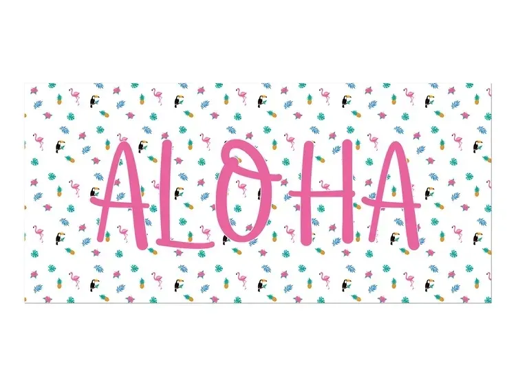 plakat-hawajski-aloha-70x33-cm