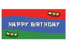 plakat-urodzinowy-ninja-70x33-cm