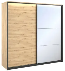 szafa-przesuwna-dwudzwiowa-z-lustrem-220-cm
