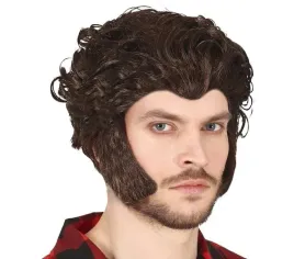 peruka-wilka-piekny-wilkolak-wilkolaka-brazowa-braz-przebranie-halloween