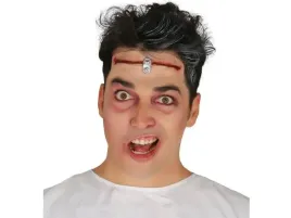 realistyczna-sztuczna-rana-rozciete-czolo-blizna-charakteryzacji-halloween