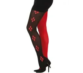 rajstopy-arlequin-czarno-czerwone-halloween