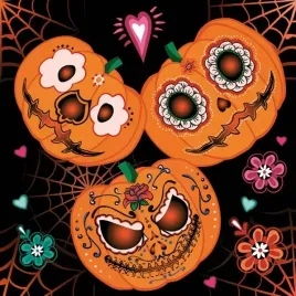 serwetki-papierowe-dynie-halloween-czarne-33x33-cm