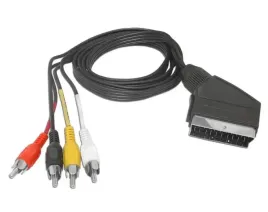 kabel-scart-euro-4-rca-cinch-15m