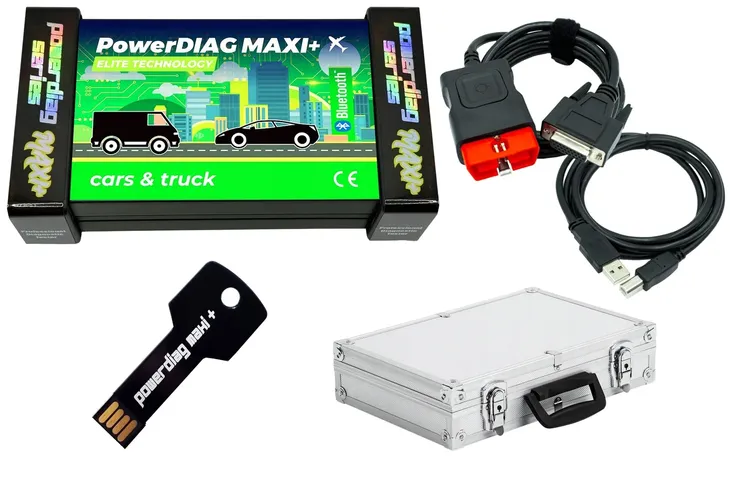 TESTER DIAGNOSTYCZNY PowerDIAG MAXI+ SKANER INTERFEJS OSOBOWE DOSTAWCZE PL
