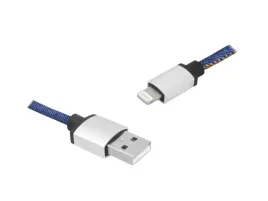 kabel-usb-iphone-1m-jeans-oplot
