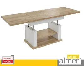 lawa-lawostol-stol-l06-dab-craft-zloty-bialy-mat-120-200x70-rozkladany